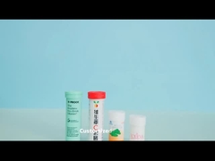 Tubo vacío de calidad alimentaria PP de 29 mm OD y 99 mm de altura para envases de comprimidos con desecante