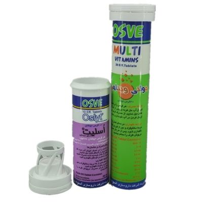 comprar Botellas de plástico de color personalizado de tubo pequeño para VC Tabletas efervescentes Contenedor de cápsulas Fabricación en línea