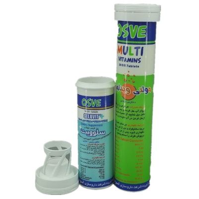 Food Grade Effervescent Tablets Tube Packaging for Custom Vitamin C Candies