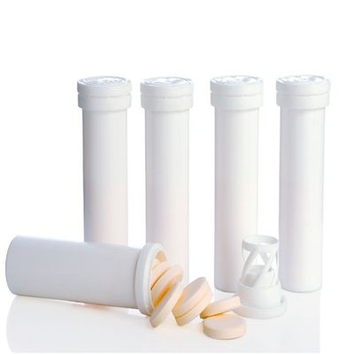 Custom Vitamin C Tube Bottle with Effervescent Tablet Packaging and Offset Printing