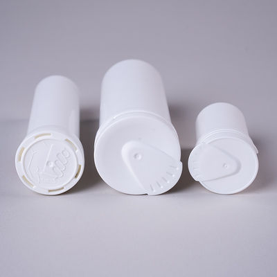 Empty White Tablets Storage Effervescent Pill Tube Custom Vitamin C Bottle with Spiral Cap