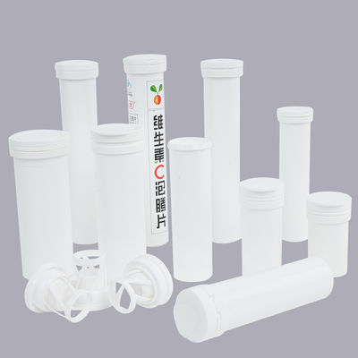 comprar Logotipo vacío Tableta personalizada de vitamina C Botella de tubo efervescente para minerales en blanco Fabricación en línea