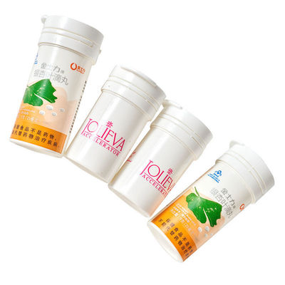 comprar Tabletas blancas rectas efervescentes personalizadas tubo de embalaje para la vitamina C profesional Fabricación en línea