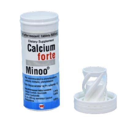 Custom White Effervescent Tube With Desiccant Stopper For Vitamin C Tablets Tubes