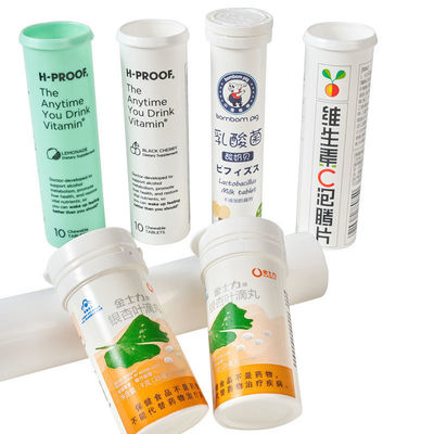 comprar 2024 Diseño de comprimidos efervescentes blancos para limpieza de tubos Botellas de plástico vacías con tapa Fabricación en línea