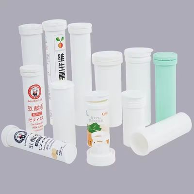 comprar Logotipo personalizado Superficie mate Botella de tubo de tableta efervescente para envases biodegradables Fabricación en línea