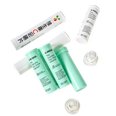 comprar OEM acepta botella de medicina de tubo de tableta efervescente con diseño y impresión personalizados Fabricación en línea