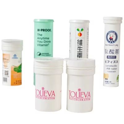 comprar Tabletas efervescentes tubo de embalaje en material PP para pastillas médicas personalizadas y dulces Fabricación en línea