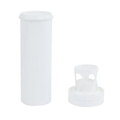 2024 Manufactory White Pill Box for Vitamin C Effervescent Tablets in PP Material