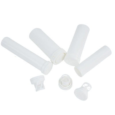 Food Grade PP Industrial Supplements White Round Effervescent Tablet Vitamin C Tube