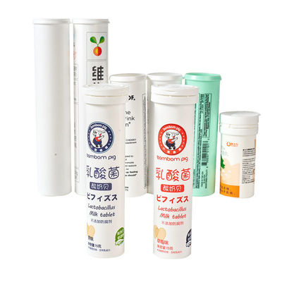 comprar Material base de PP Botella de tubo de tableta efervescente de plástico con desecante Fabricación en línea