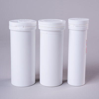 comprar Botella de almacenamiento de cápsulas rectas blancas personalizadas de plástico de PP para 2024 Llegadas de vitaminas Fabricación en línea