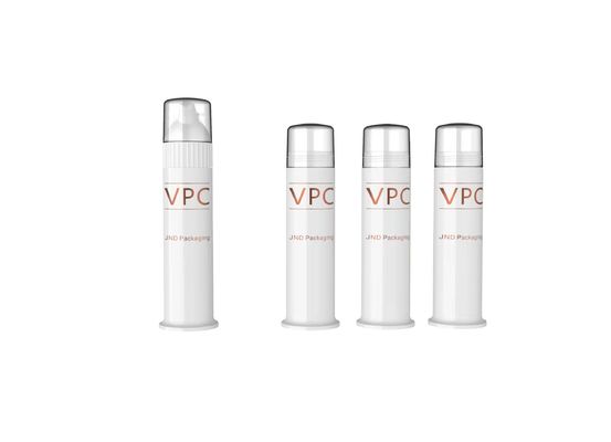 Vacuum Preservation Food Grade PP Plastic Pump Bottle Toothpaste Logo Color Custom 100ml