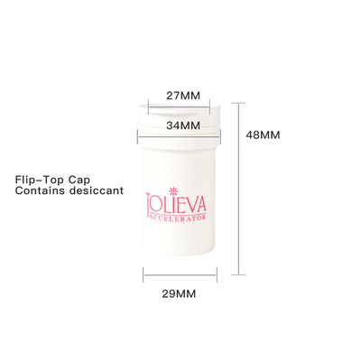 comprar 48 mm de altura tapa con tapa con deshidratante de calidad alimentaria tubos de pastillas de plástico PP efervescente Fabricación en línea