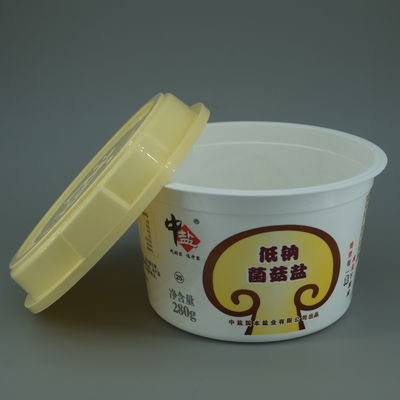 Contenedor de helados de plástico para embalaje de leche de grado alimenticio