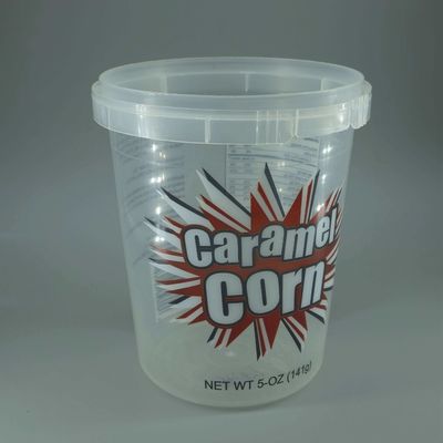 33.8 Taza de plástico de calidad alimentaria OZ para salsa de logotipo personalizada y helados de yogur
