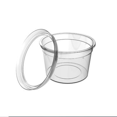 7 oz de plástico desechable con tapa