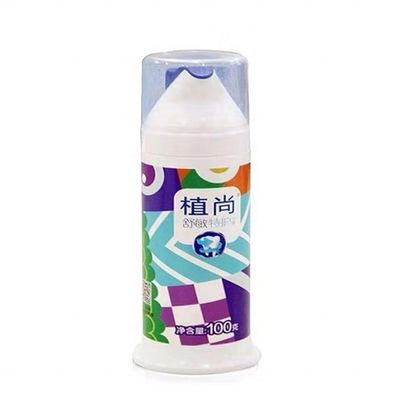 Botella sin aire de crema blanca industrial certificada ISO 9001 con bomba para el cuidado personal