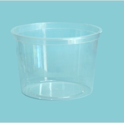 Tazas desechables de plástico PP para helados y yogur en promoción