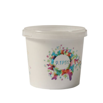 Material de PP moldeado por inyección de tazas de yogur desechables para tazas de helado impresas a medida