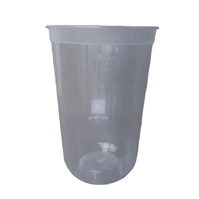 500 ml de taza de plástico en forma de U para batidos de leche y otras bebidas