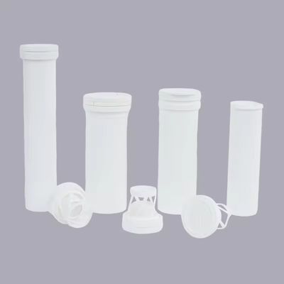 Personalized Vitamin C Private Label PP Effervescent Tablet Tube Bottle with Lid