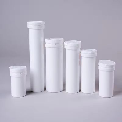 80ml Medical Cylinder PP Plastic Pill Capsule Vitamin Effervescent Tablet Tube Bottle With Proof Cap