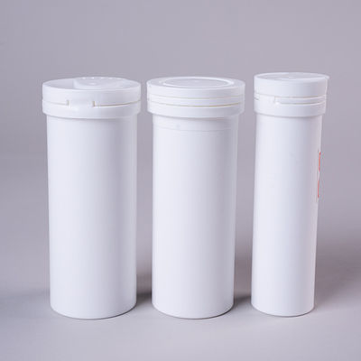 Material base de PP Multivitamínico Vitamina C Etiqueta privada Tableta efervescente Botella de cubo