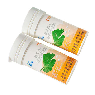 Multivitamin Effervescent Tablet Tube with Flip Bottle and 6 Colors MAX Print Color